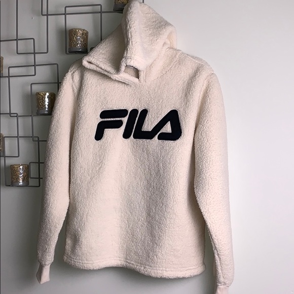 Fila Sherpa Fleece Hoodie - Picture 4 of 7